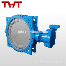 Triple offset economic price worm gear / electronic butterfly valve